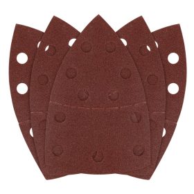   Csiszolópapír deltacsiszolóhoz, tépőzáras, 11lyukas, 102x152mm, P120, 5db, min. rendelés: 3cs