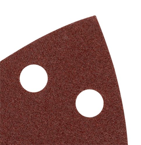 Csiszolópapír deltacsiszolóhoz, tépőzáras, 11lyukas, 102x152mm, P120, 5db, min. rendelés: 3cs