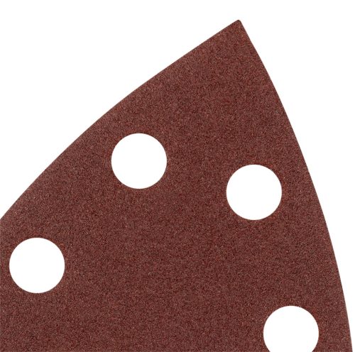 Csiszolópapír deltacsiszolóhoz, tépőzáras, 11lyukas, 102x152mm, P150, 5db, min. rendelés: 3cs