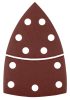 Csiszolópapír deltacsiszolóhoz, tépőzáras, 11lyukas, 102x152mm, P180, 5db, min. rendelés: 3cs