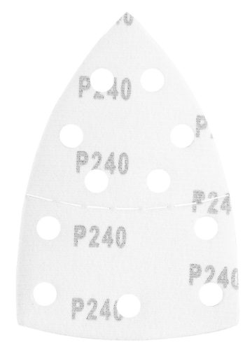 Csiszolópapír deltacsiszolóhoz, tépőzáras, 11lyukas, 102x152mm, P240, 5db, min. rendelés: 3cs