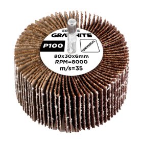 Csiszolókerék csapos 80x30x6mm, P100