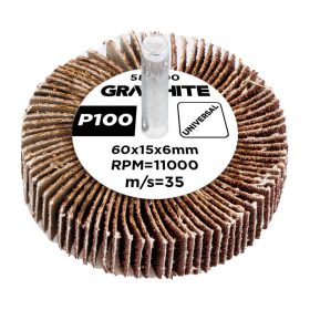 Csiszolókerék csapos 60x15x6mm, P100