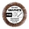Csiszolókerék csapos 40x15x6mm, P40