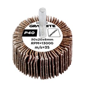 Csiszolókerék csapos 50x20x6mm, P40