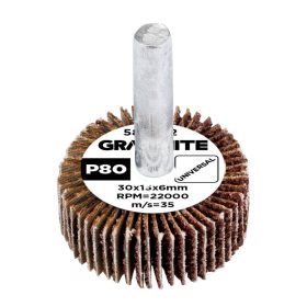 Csiszolókerék csapos 30x15x6mm, P80
