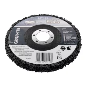   Tisztítókorong szilikon karbidos műanyag szálakkal, fémcsiszoláshoz, 125x14x22,2mm, sarokcsiszolókhoz