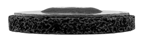 Tisztítókorong szilikon karbidos műanyag szálakkal, fémcsiszoláshoz, 125x14x22,2mm, sarokcsiszolókhoz