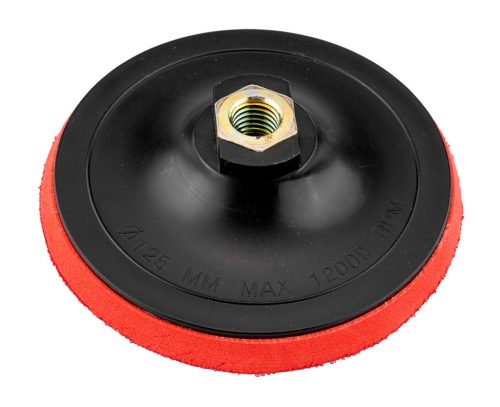 Rugalmas csiszolótányér, tépőzáras, 125mm, M14