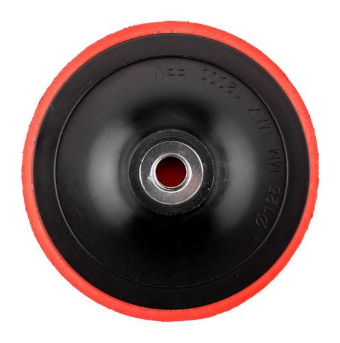 Rugalmas csiszolótányér, tépőzáras, 125mm, M14 + befogócsap