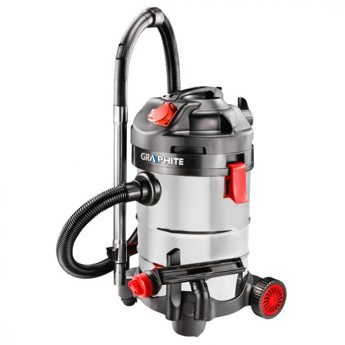 Száraz/nedves porszívó 1500W, Inoxtartály 30L