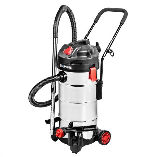 Száraz/nedves porszívó 1500W, Inoxtartály 40L