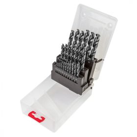 Csigafúró készlet hss-g, 1.0 - 13.0mm, 25 db