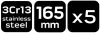 Összecsukható kés, 3CR13 penge, 6.5cm pengehossz, 16cm nyitott hossz, rendelési egység: 5db