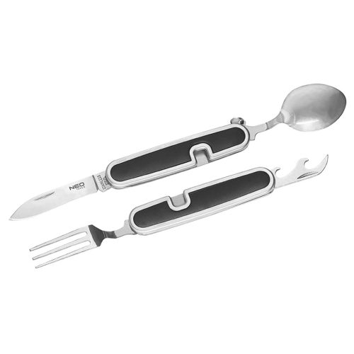 Kemping evőeszköz készlet, 4az1-ben, 88/150mm, rendelési egység: 5db