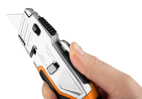 Trapézpengés kés , 1+5 pengével, alu házas