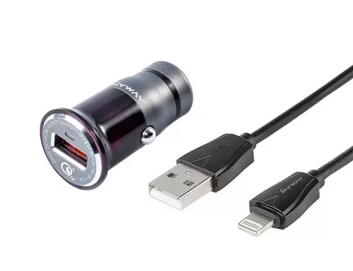 Szivargyújtó elosztó 12 / 24V USB KÁBEL> IPHONE CM63012