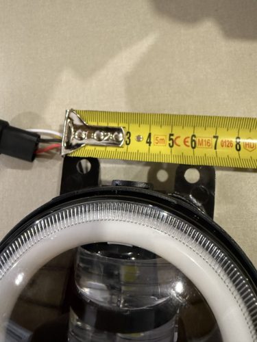 E jellel ellátott LED-es nappali menetfény és ködlámpa szett – 90 mm, 12V, index funkcióval