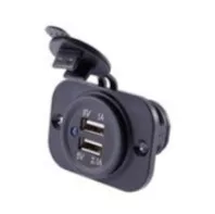 Beépített töltő 2x USB 3.1A, 12/24V, 63210