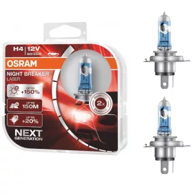   Osram 64193NL-HCB 12V 60/55W H4 P43t-38 Night Breaker Laser fényszóróizzó, 2db