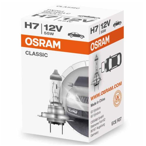 Osram 64210CLC 12V 55W H7 PX26d Classic fényszóróizzó