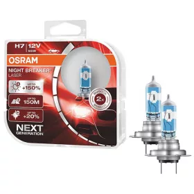   Osram 64210NL-HCB 12V 55W H7 Px26d Night Breaker Laser fényszóróizzó, Duo Pack