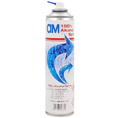 AM Auto Mobil 100% alkohol tisztító, fertőtlenítő spray, 500ml