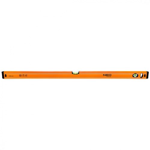 Vízmérték 100 cm, 2 libella, 1 mart talp