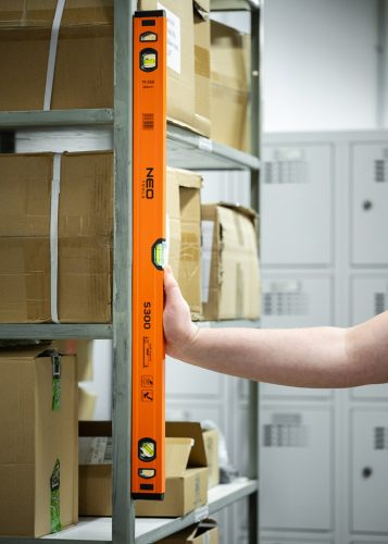 Vízmérték 80cm, alu, 3 libellás, S300, 80cm