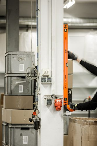 Alumínium vízmérték S300, 3 libellás, 100cm