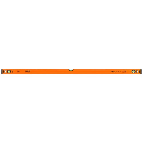 Alumínium vízmérték S300, 3 libellás, 150cm
