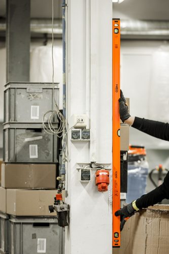 Alumínium vízmérték S300, 3 libellás, 150cm