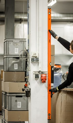 Alumínium vízmérték S300, 3 libellás, 180cm