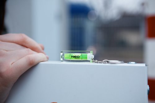 Vízmérték libella, kulcstartó, rendelési egység: 80db