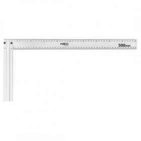 Derékszög 500mm aluminium