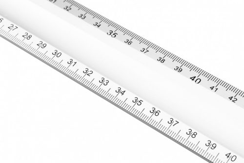 Derékszög 500mm aluminium