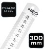 Acél vonalzó 30 cm rozsdamentes