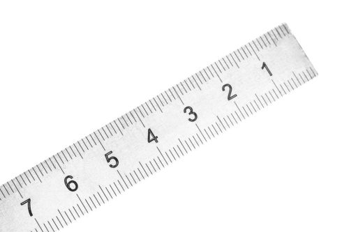 Szögmérős vonalzó 100mm, acél,