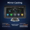  7 Hüvelykes hordozható Magyar nyelvű Android Autó és CarPlay Multimédia rendszer - 12V