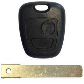 Peugeot 107, 207, 206, 307, 2 gombos kulcsház, HU83
