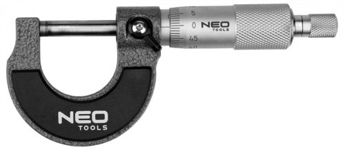 Mikrométer, műanyag tokban,  0-25mm