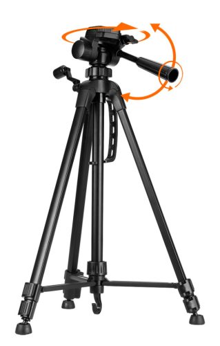 Háromlábú állvány lézeres készülékekhez, teleszkópos, max. magasság 150cm, 1/4"-os csatlakozómenet