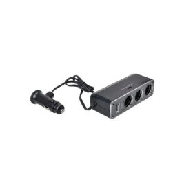 Szivargyújtó elosztó 3-as 12/24V USB csatlakozóval