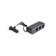Szivargyújtó elosztó 3-as 12/24V USB csatlakozóval