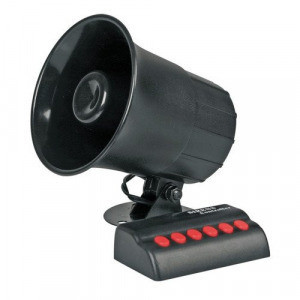 77018 6 Szólamú Állathangos sziréna 12V - ló, kutya, tehén, kakas, bárány, macska