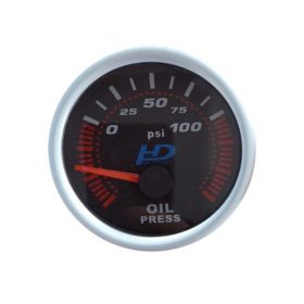 Olajnyomás mérőóra fekete számlappal LED7704BK