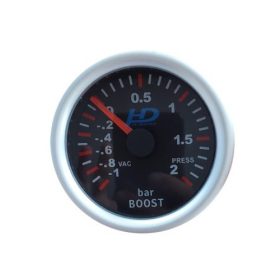 Turbónyomás mérőóra fehér számlapos LED7707BK