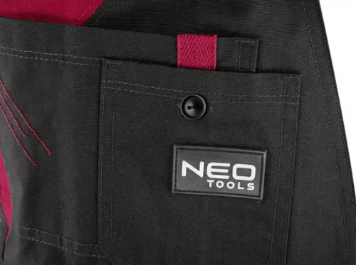 Női kantáros munkanadrág, 65% pamut, 35% polyester, 245 g/m6,XXL