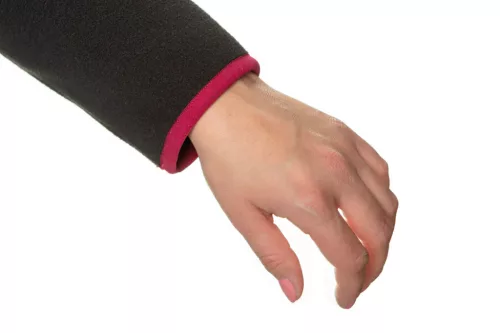 Női Polár Munkadzseki fekete 300g/m6,XXL