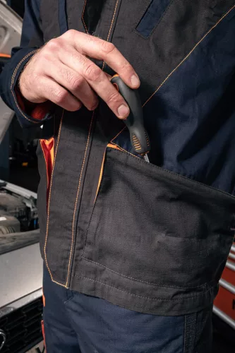 Munkadzseki, garage, 100% pamut szakadásmentes szövet, 210g/m2, S